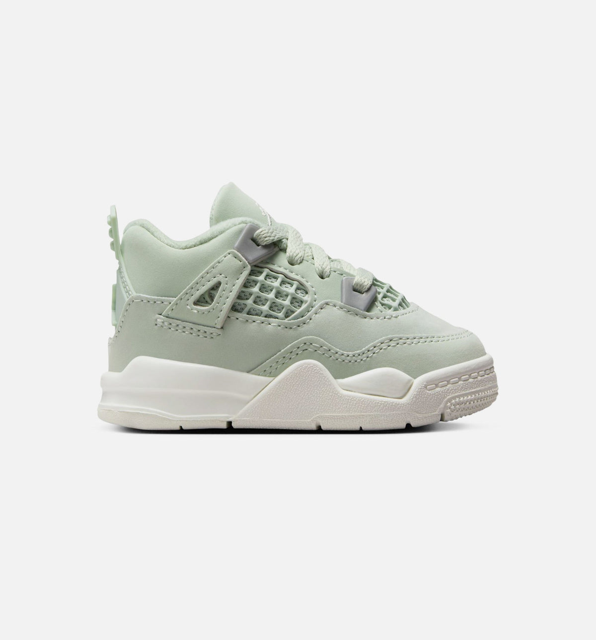 Air Jordan 4 Retro "Abundance" Infant/Toddler Shoe – Seafoam/Sail/Metallic Silver