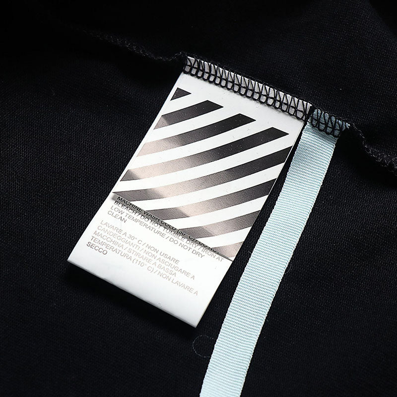 OFF-WHITE "Exactly The Opposite" Mirror Text Graphic T-Shirt