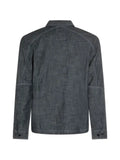 C.P. Company chambray long sleeve zip shirt