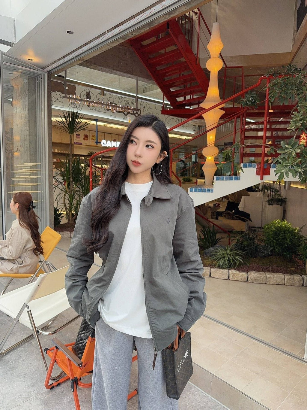 Ralph Lauren Embroidered Pony Zip-Up Jacket